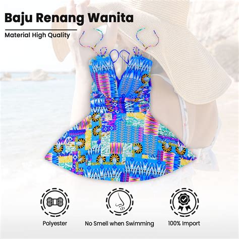 Jual Bikini Baju Renang Baru Fashionable Baja Seksi Sweater Rok One Piece Swimsuit Shopee