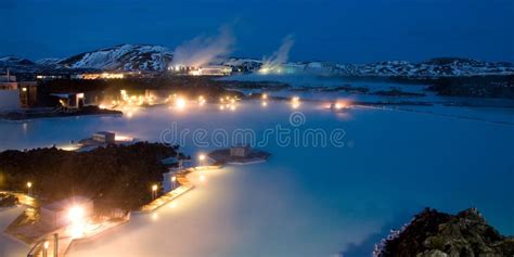 Blue Lagoon at Night stock photo. Image of iceland, night - 21679362