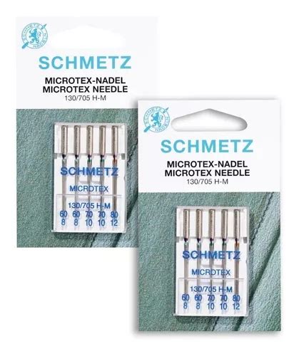 Agujas Schmetz Microtex Para M Quina De Coser Familiar