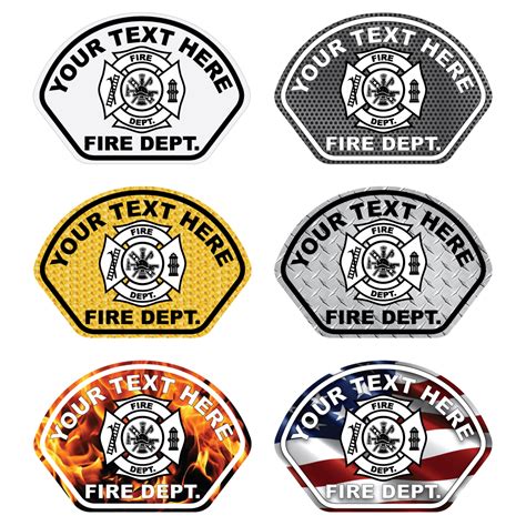 Helmet Fronts – Fire Safety Decals