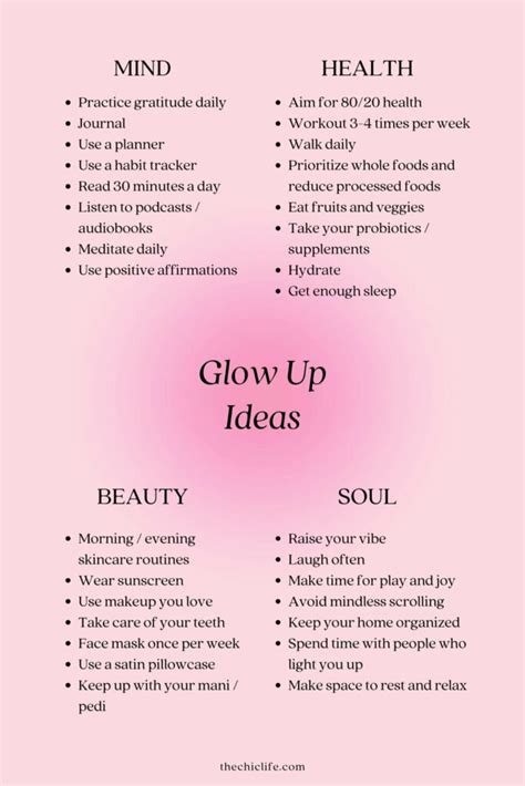 Ultimate Glow Up Checklist to Level Up Your Life in 2026 (FREE PDF ...
