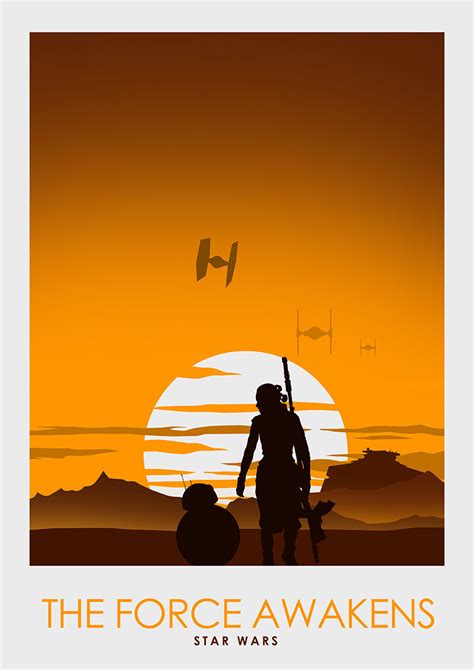 Star Wars Minimalist Poster Series Created By