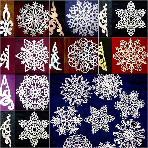 Creative Ideas - DIY Beautiful Paper Snowflakes from Templates