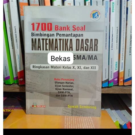 Jual 1700 Bank Soal Matematika Dasar SMA Kelas 10 11 12 X XI XII