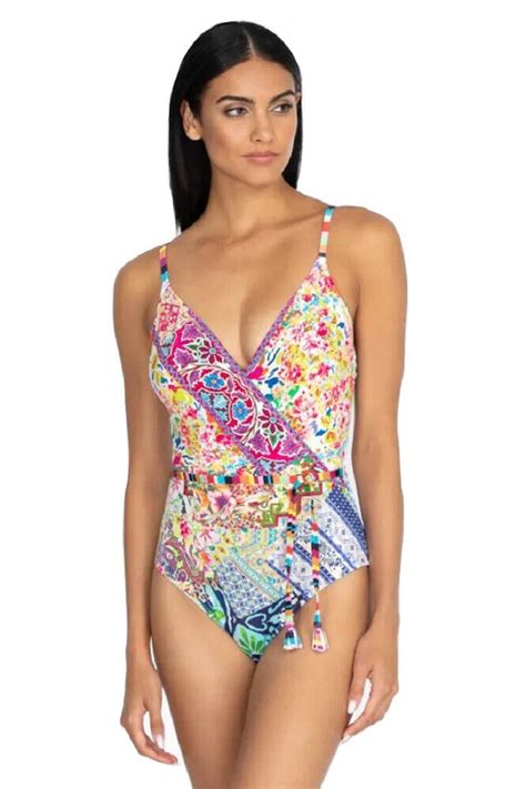 Johnny Was Locita Wrap One Piece Multicolor Csw5122 N Retail 198