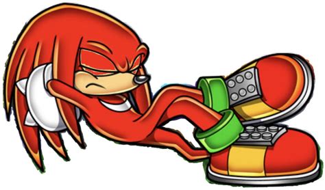 Knuckles Sleeping Vector Knuckle Mario Characters Fictional