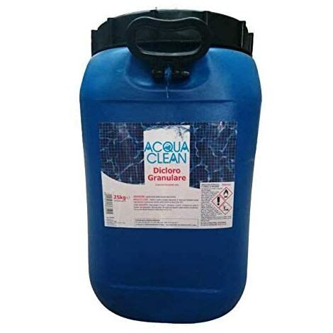 DICLORO GRANULARE ACQUA CLEAN A RAPIDA CLORAZIONE KG 25