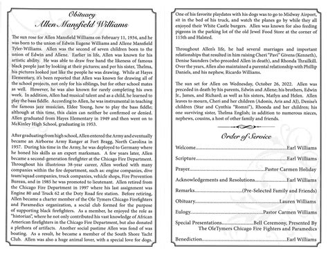 Allen M Williams Obituary | AA Rayner and Sons Funeral Homes