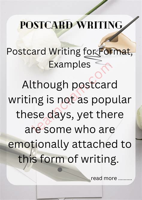 Postcard Writing for Class 6 CBSE Format, Examples – Learn Cram