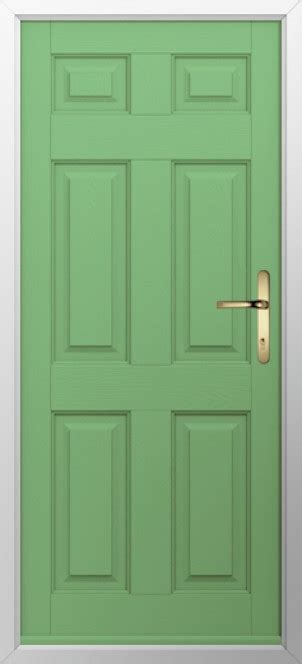 Solidor Tenby Solid Timber Composite Door In Pistachio Green