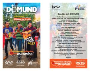 Estampita Domund Oraci N Omp Venezuela Obras Misionales