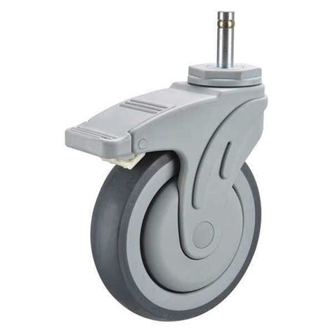 Zoro Select Swivel Stem Caster W Totl Lk 5 In 300 Lb P17S RP050K SG1