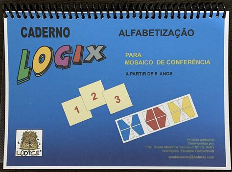 Logix Caderno de Alfabetização Ludice A Lógica do Pensar