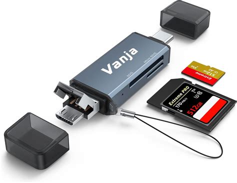 Vanja Usb Sd Kartenleser Usb Type C Und Micro Usb Otg Adapter