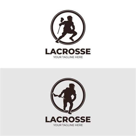 Lacrosse sport logo design vector 21842808 Vector Art at Vecteezy