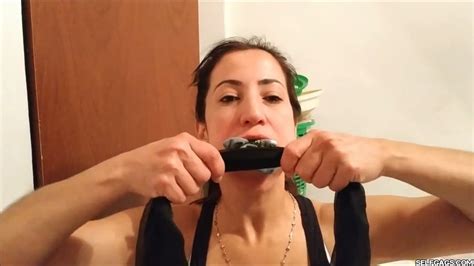 Self Gagged Latina Mom With A Mouthful Of Socks Selfgags Pics XHamster