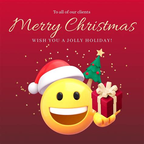 Christmas greetings, 3D emoticon illustration | Free Photo - rawpixel