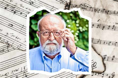 Krzysztof Penderecki Polski Kompozytor Muzyczne Inspiracje