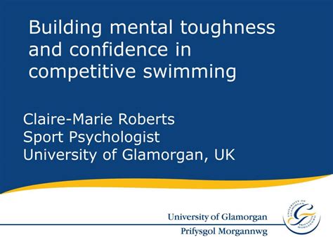 Ppt Claire Marie Roberts Sport Psychologist University Of Glamorgan