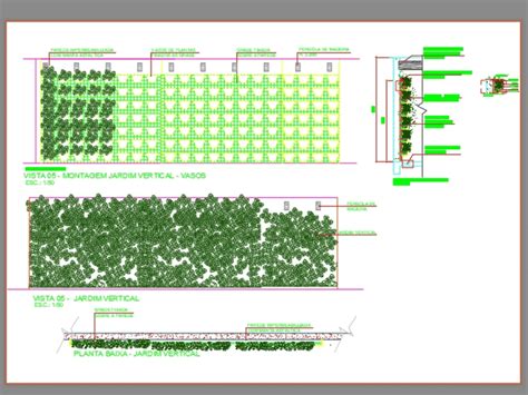 Jardin Vertical Detalles En AutoCAD CAD 297 42 KB Bibliocad