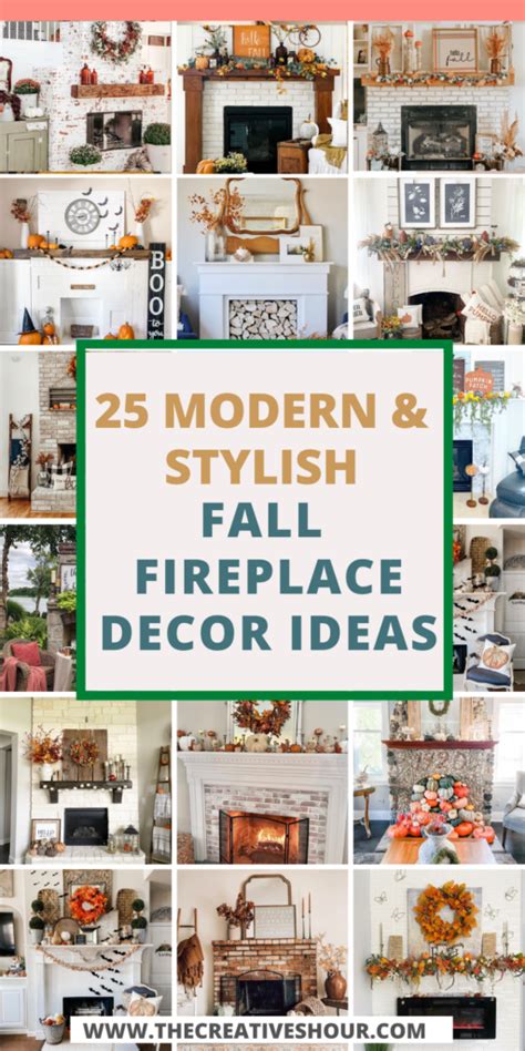 25 Beautiful Fall Fireplace Decor Ideas You Must Try