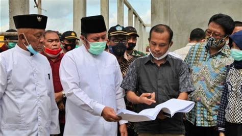 Tinjau Pembangunan Herman Deru Ingin Smkn Batumarta Jadi Sekolah