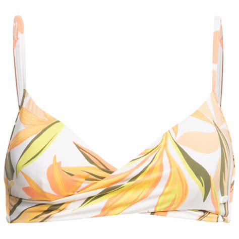 Roxy Printed Beach Classics Wrap Bra Bikini Top Damen Online Kaufen