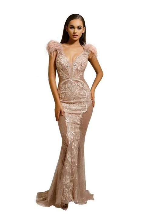 Rose Gold Portia And Scarlett 1986 Prom Long Formal Dress For 798 0