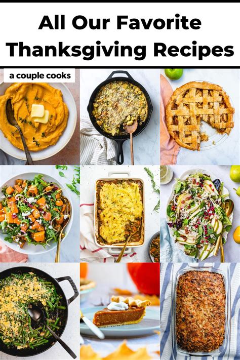 60 Best Thanksgiving Recipes (Sides to Dessert!) – A Couple Cooks