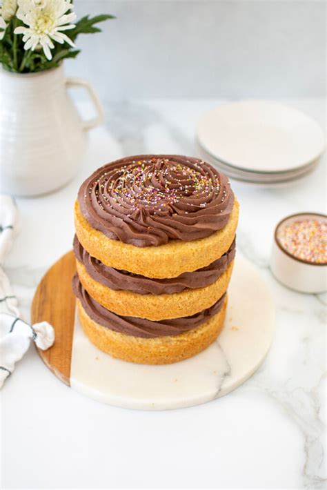 Simple Naked Birthday Cake Mimi S Organic Eats