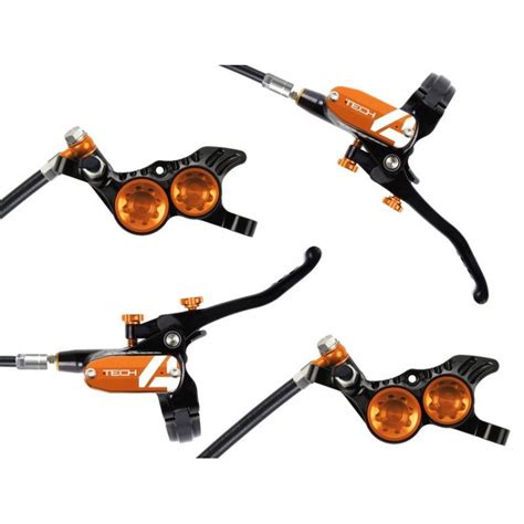 Paire Hope Tech4 V4 Noir Orange Durite Aviation