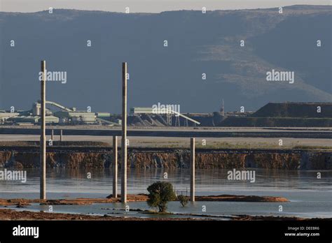 Tailings Dam At Potgietersrus Platinum Mine Limpopo South Africa