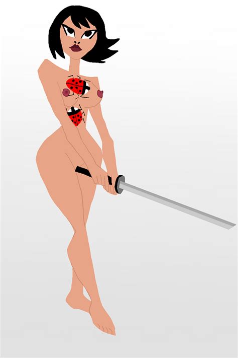 Rule 34 1girls Ashi Samurai Jack Asian Black Hair Breasts Butterfly Daughters Of Aku