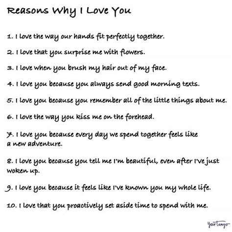 100 Reasons Why I Love You — A Comprehensive List Yourtango