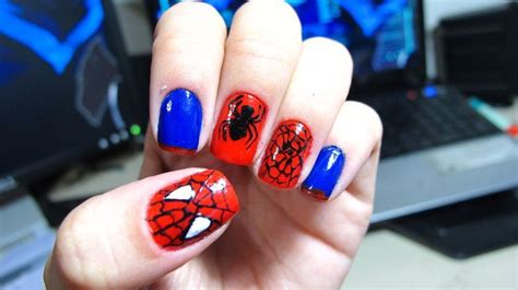 Spider Man Nails Unhas Decoradas Unha Designs De Unhas Decoradas