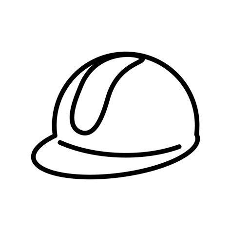 Safety Helmet icon vector 16877089 Vector Art at Vecteezy