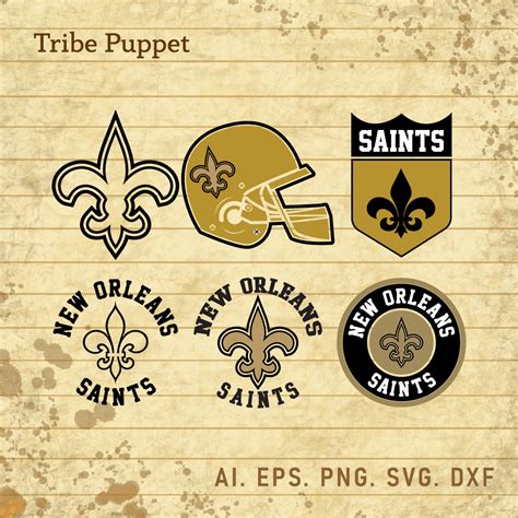 New Orleans Saints Logo Vector Set - MasterBundles