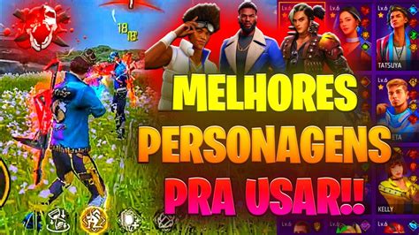 Melhor Combina O De Personagens Para Rushar No Free Fire Em