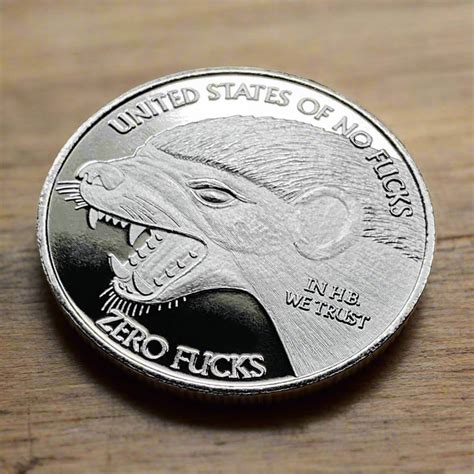 Honey Badger Novelty Coin Grimm Metals