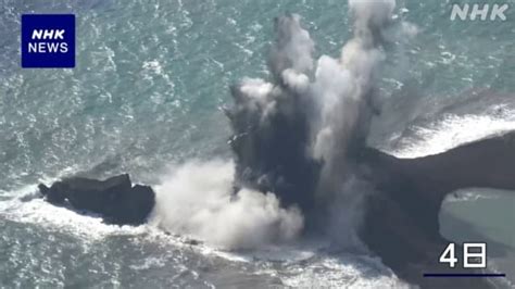 東京 小笠原諸島の硫黄島沖 噴火で新たな島拡大 今後どうなる？「硫黄島とつながる可能性も」 Nhk