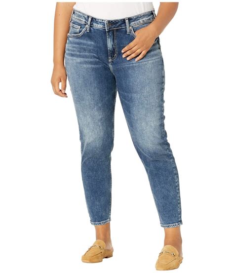 Silver Jeans Co Denim Plus Size Avery High Rise Curvy Fit Skinny Jeans In Indigo W94116scp306