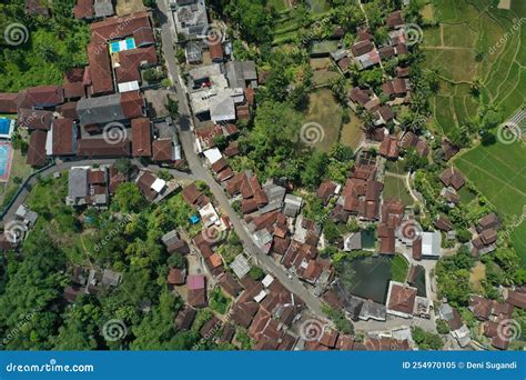 Aerial View Of Garut Regency West Java Indonesia Editorial Image