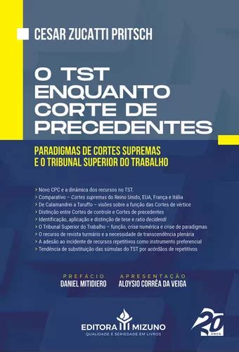 O Tst Enquanto Corte De Precedentes Paradigmas De Cortes Supremas E O