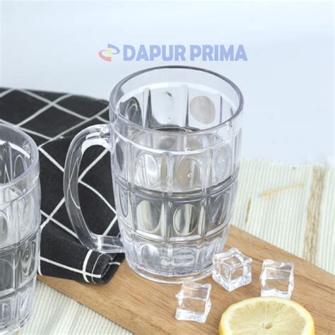 Gelas Bening Acrylic 680ml — Dapur Prima