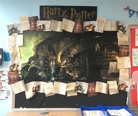 Harry Potter Classroom Display Harry Potter Classroom Classroom Decor Themed Classroom Ideas