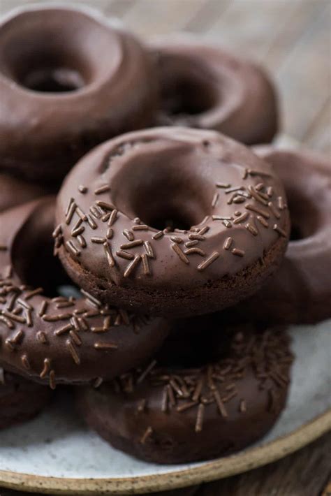 Baked Chocolate Donut Recipe - The First Year