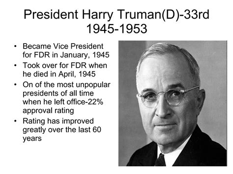 Presidents Truman To Ford Powerpoint Ppt