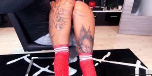 German Xmas Christmas Big Tits Tattoo Milf Get Surprise Creampie POV