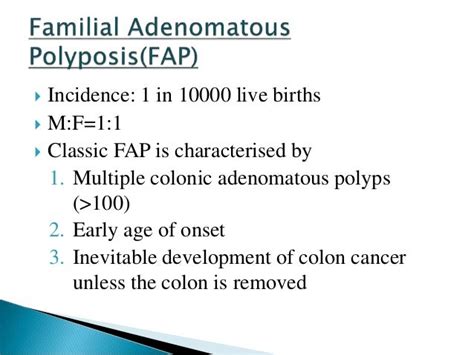 Familial Adenomatous Polyposis