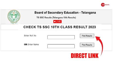 Live Updates Ts Ssc 10th Result 2023 Declared Check Bsetelangana